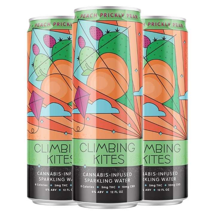 CK Sparkling Water • Peach Prickly Pear •  4-pack