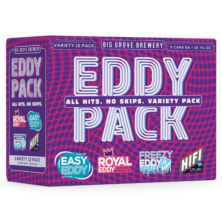 Eddy Pack: All Hits No Skips - Variety 12-pack