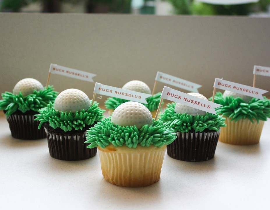 Father's Day Golf Ball Cupcakes