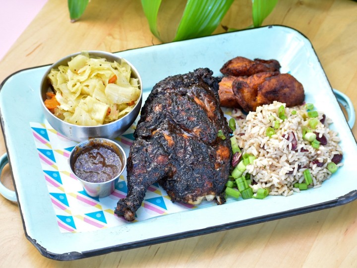 1/2 Spicy Jerk Chicken