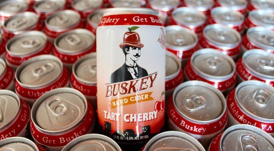 Buskey Tart Cherry Cider (16oz Can)