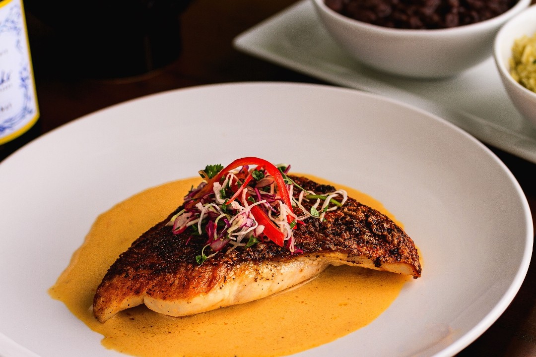 Blackened Pan Seared Red Snapper