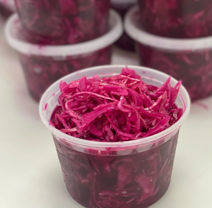 Homemade Red Cabbage Slaw