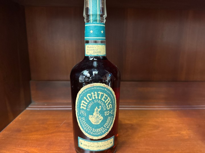 Michters Barrel Strength Toasted Rye BTL