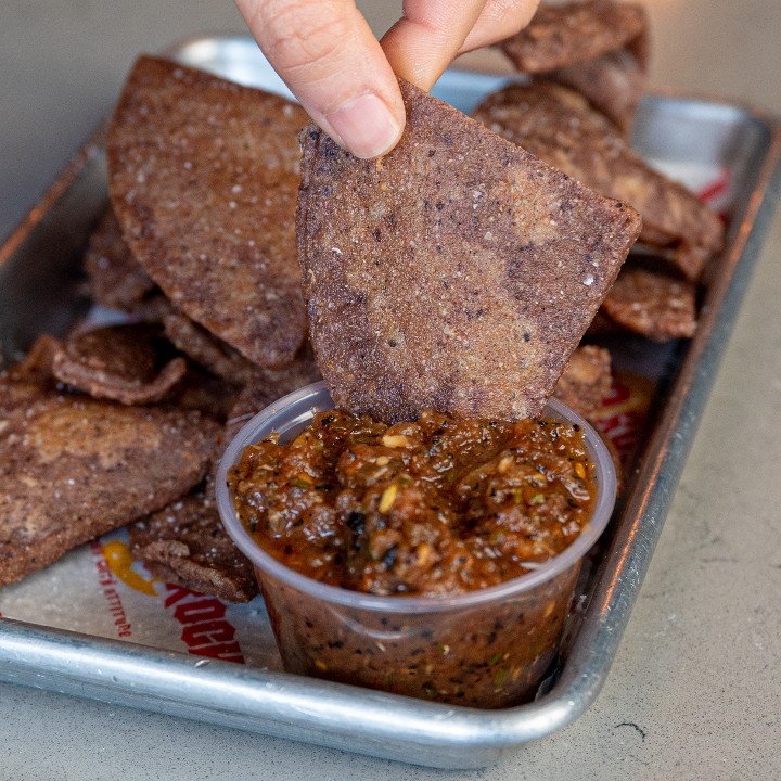 Puff Chips w/ Salsa