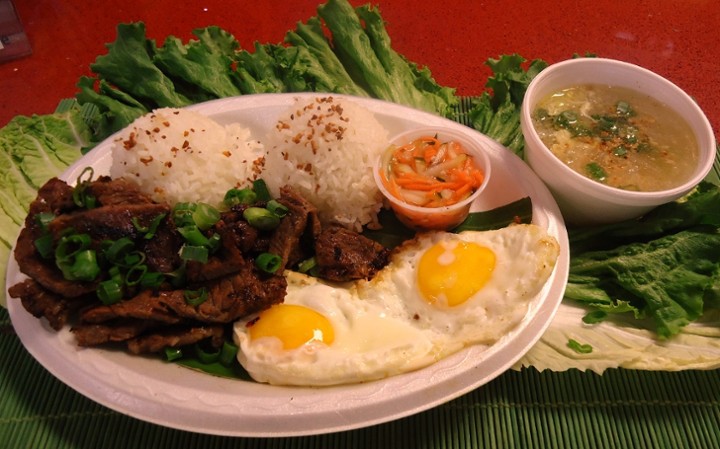 Beef Tapa & Egg Plate