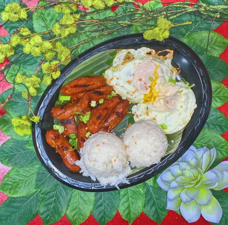Longganisa & Egg Plate
