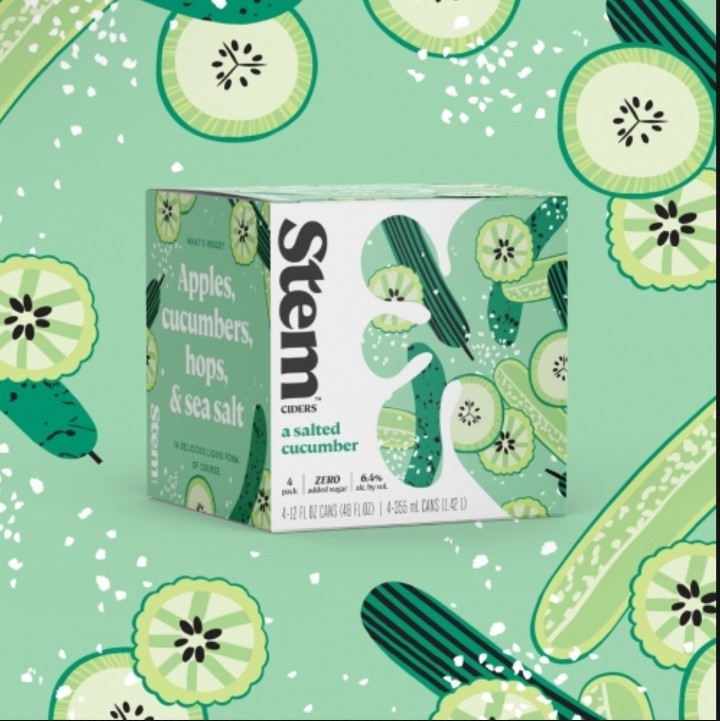 A Salted Cucumber - 4 Pack