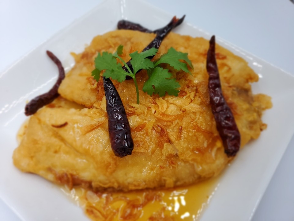 Fried Filet Tilapia with Tamarind Sauce