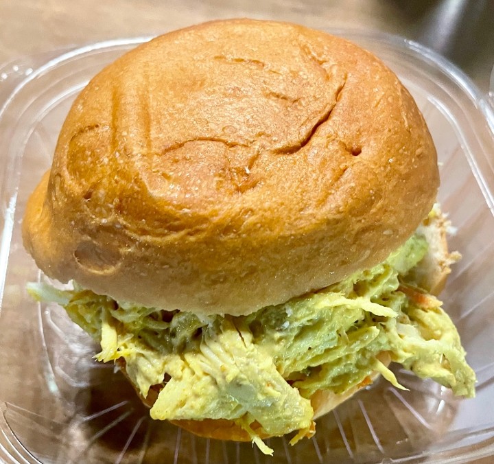 Curry Chicken Salad On Brioche