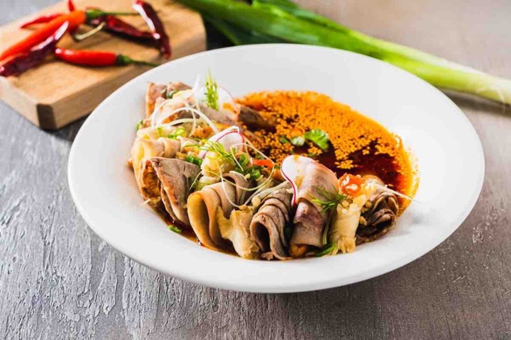 夫妻肺片 Sliced Beef and Ox Tongue in Chili Sauce