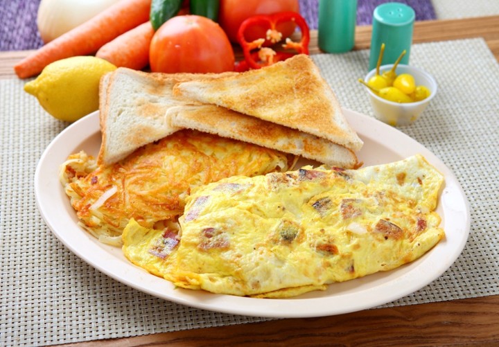 Ham Omelette Breakfast