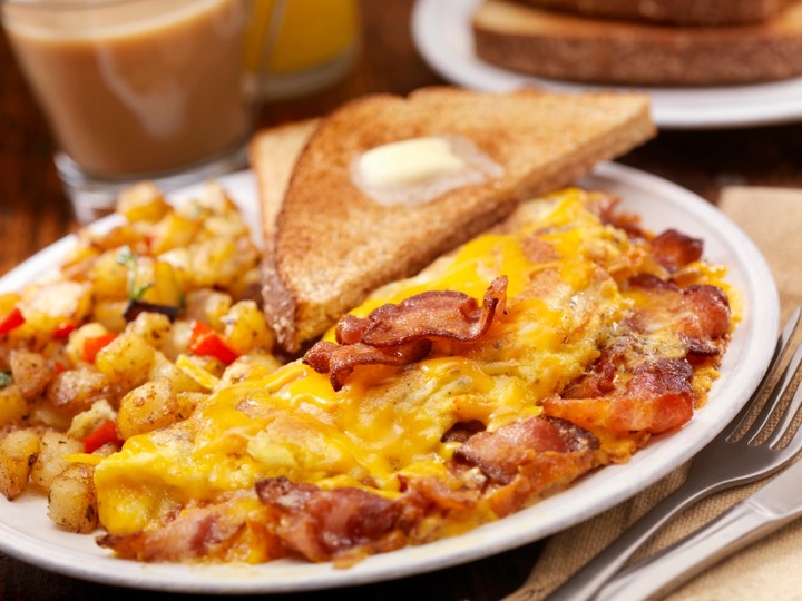 Bacon Omelette Breakfast