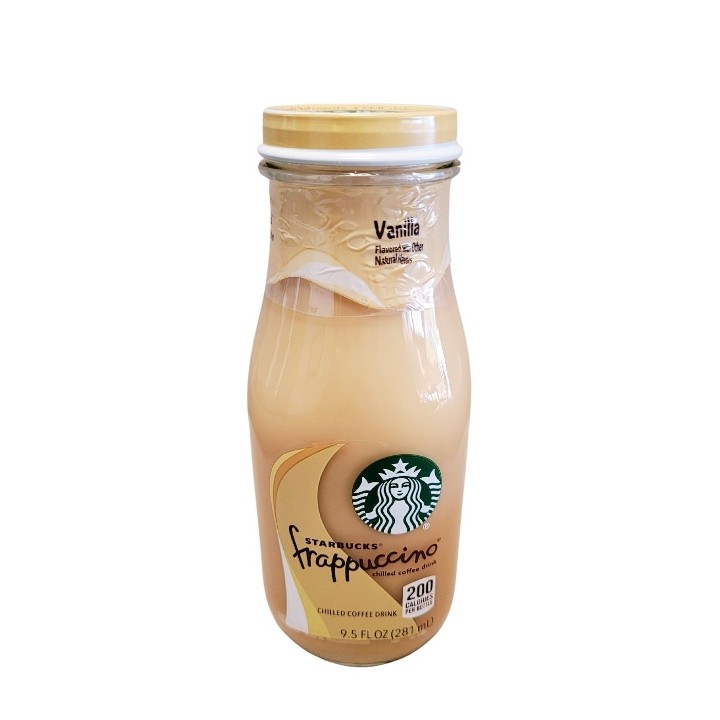 Vanilla Frappuccino -Starbucks 9.5 oz
