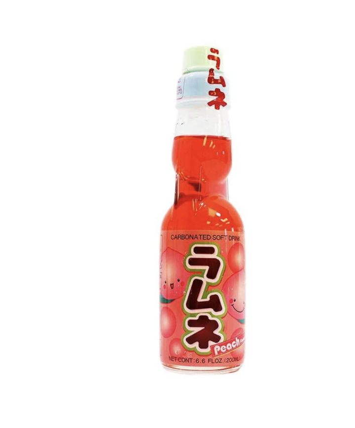 Japanese Ramune Soda Peach 6.6oz
