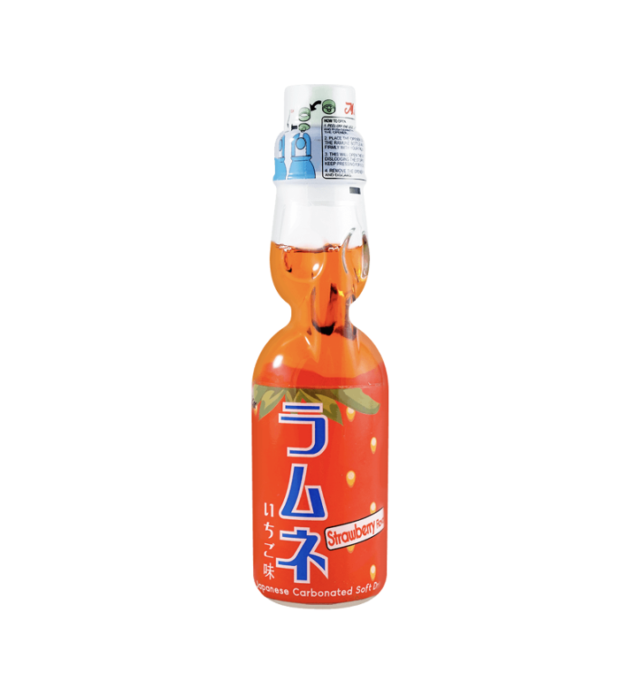 Japanese Ramune Soda Strawberry 6.6oz