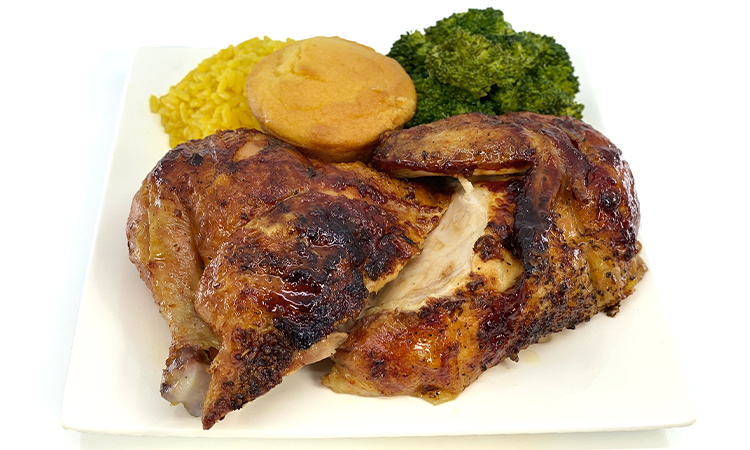 Half Chicken Roasted Meal