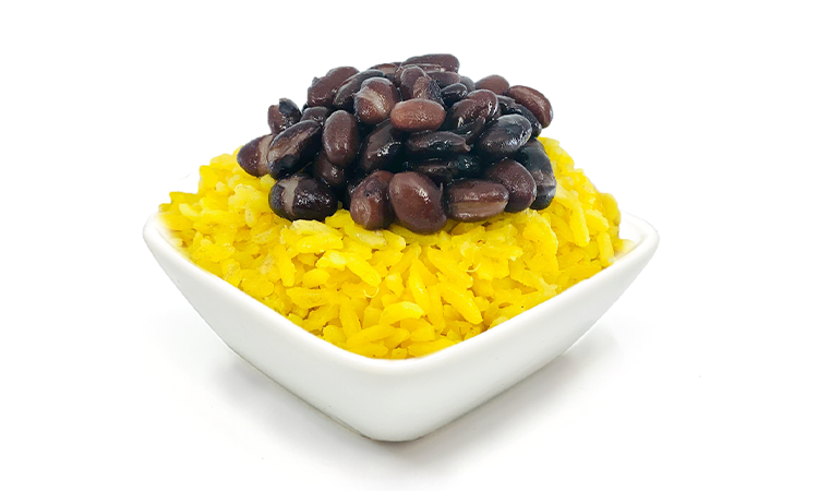 Rice Pilaf & Black Beans
