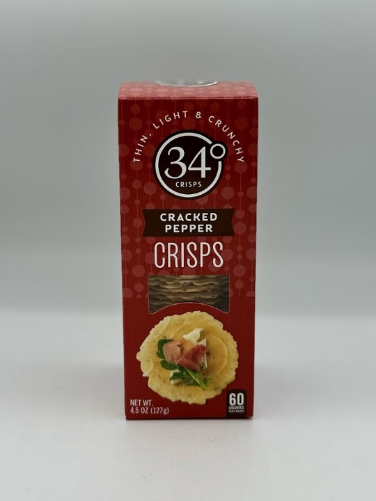 34 Degree Crisps - Cracked Pepper