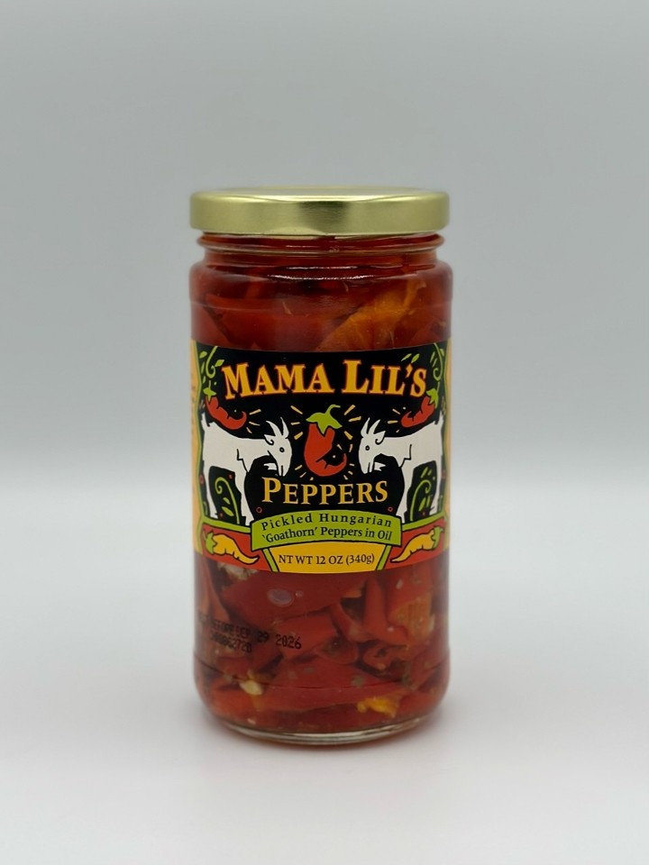 Mama Lil's Pickled Hungarian 'Goathorn' Peppers