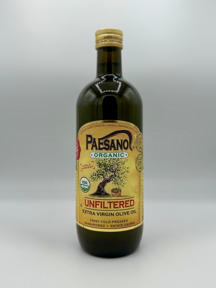 Paesanol EVOO Organic Unfiltered 33.8 oz