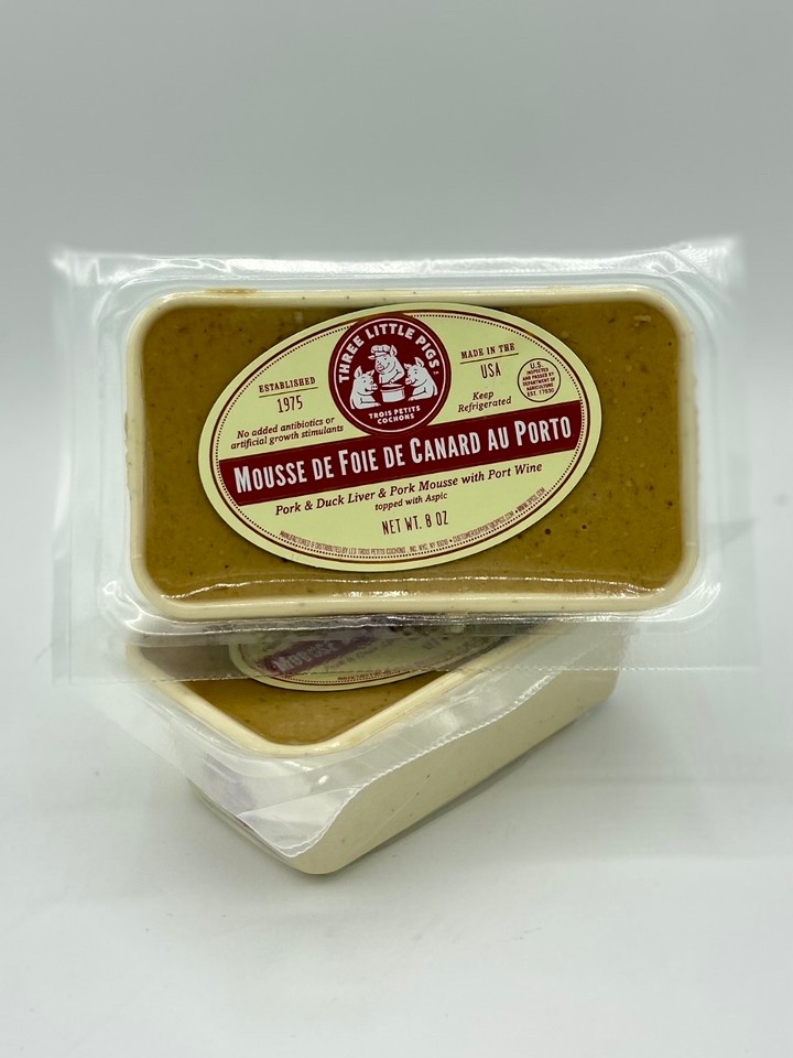 *30% off* Three Little Pigs - Duck Liver & Pork Mousse with Port Wine (8 oz)