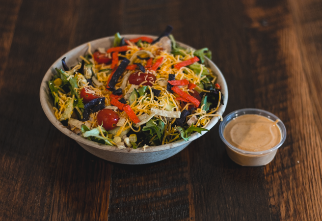 CHICKEN SOUTHWEST CHIPOTLE SALAD