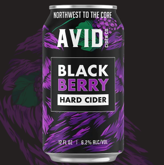 Avid Blackberry Cider 12 oz Can