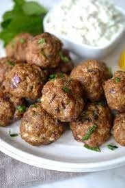 Lamb Meatballs w/ Tzatziki (DZ)