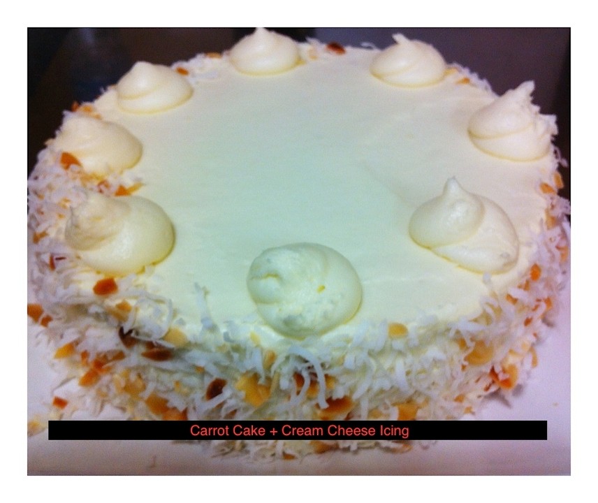 Carrot Cake with Cream Cheese Icing (8")