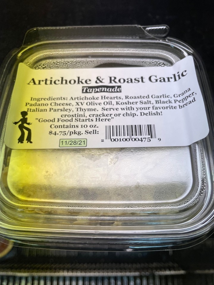 Artichoke & Roasted Garlic Tapenade (9 oz)