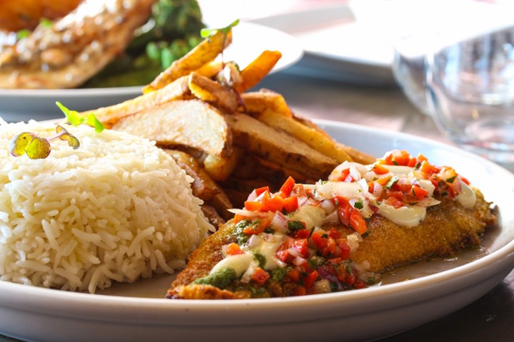 Panko Crusted Flounder