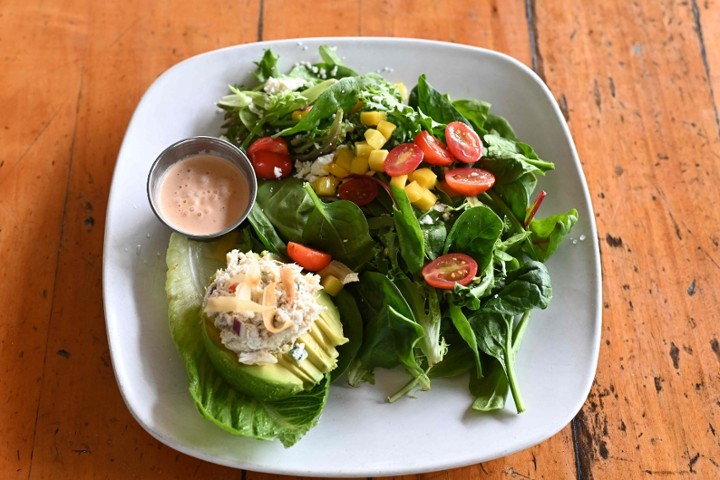 Crab-Stuffed Avocado.