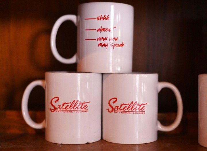 Satellite "Now You May Speak" Coffee Mugs