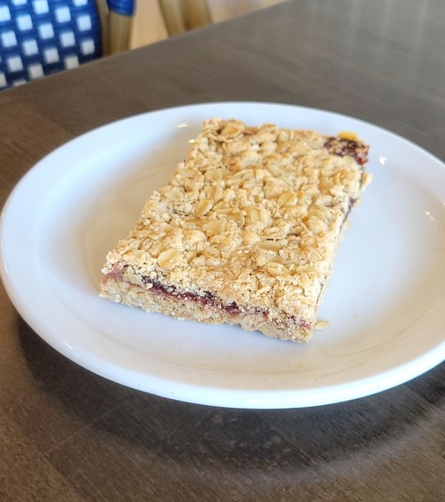 Raspberry oat bar -GF-