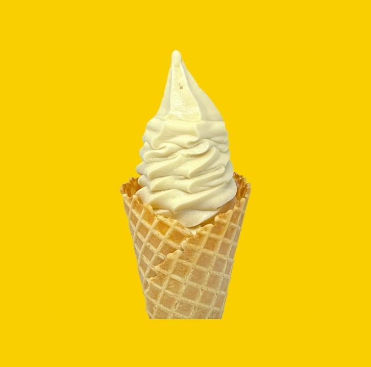 Waffle Cone + Softserve  (Recommended for In-Store Purchase Only)