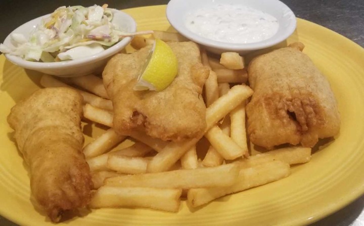 Beer Battered Fish & Chips