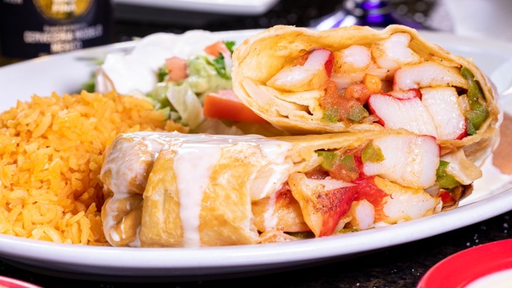 Seafood Chimichanga