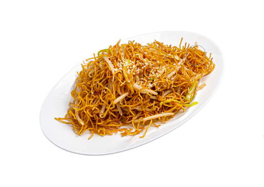 Stir-Fried Noodles W Bean Sprouts & Ham (點心) 豉油皇炒麵