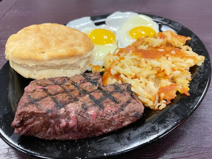 Steak and Egg Plate