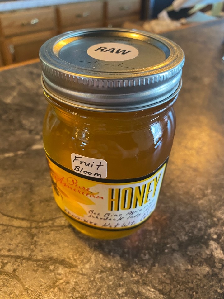 12oz. Mason Jar Local Honey