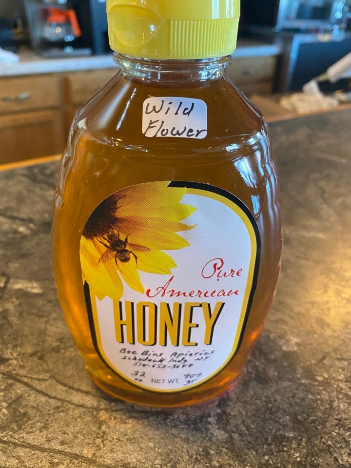 32oz. Squeeze Bottle Local Honey