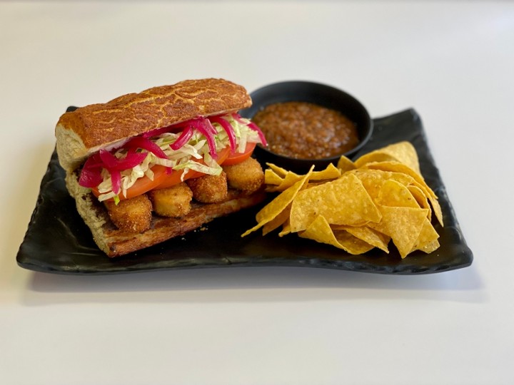 Torta  De Vegan Fried Chicken