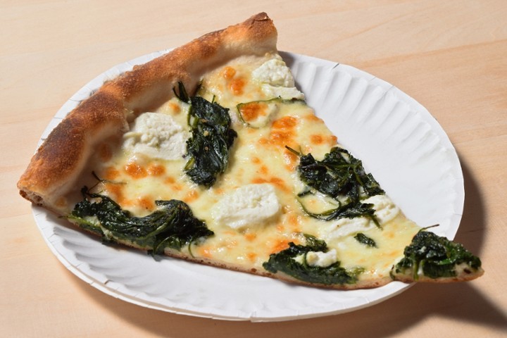 White w/Spinach Slice