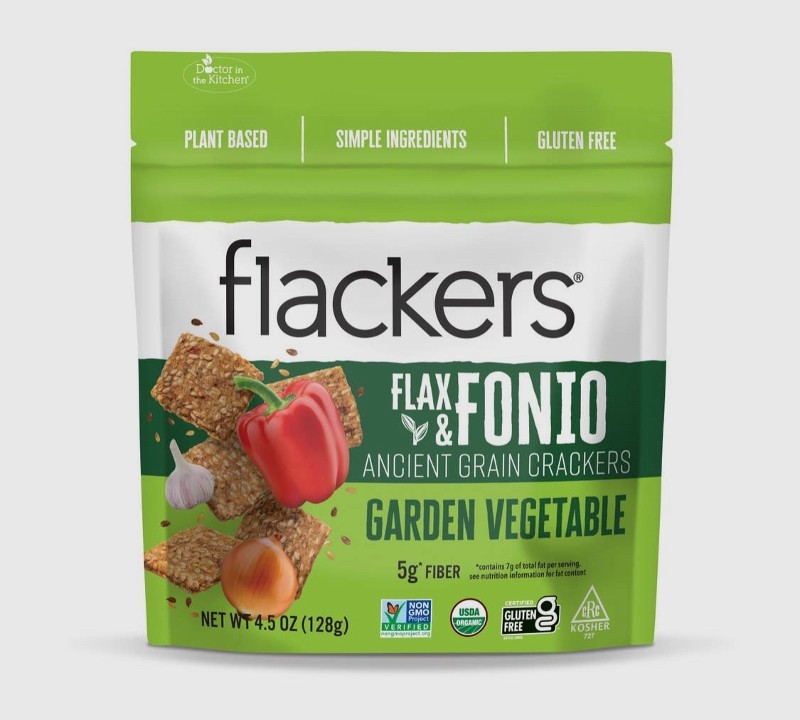 Flackers Flax & Fonio- Garden Vegetable