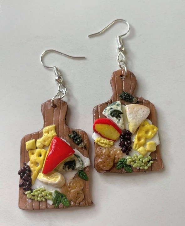 Cheeseboard Earrings