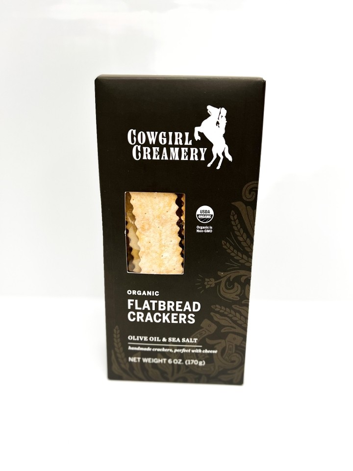 Cowgirl Creamery Olive Oil & Sea Salt Flatbread Crackers 6 OZ