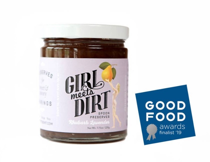 Girl Meets Dirt Rhubarb Lavendar Spoon Preserves