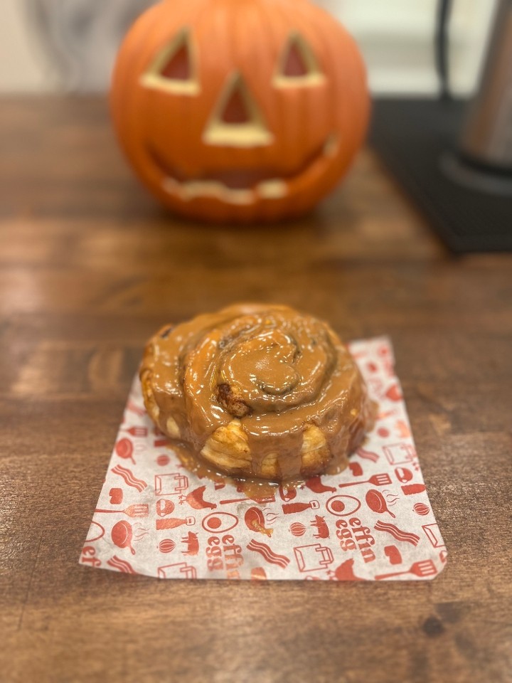 Caramel cinnamon roll