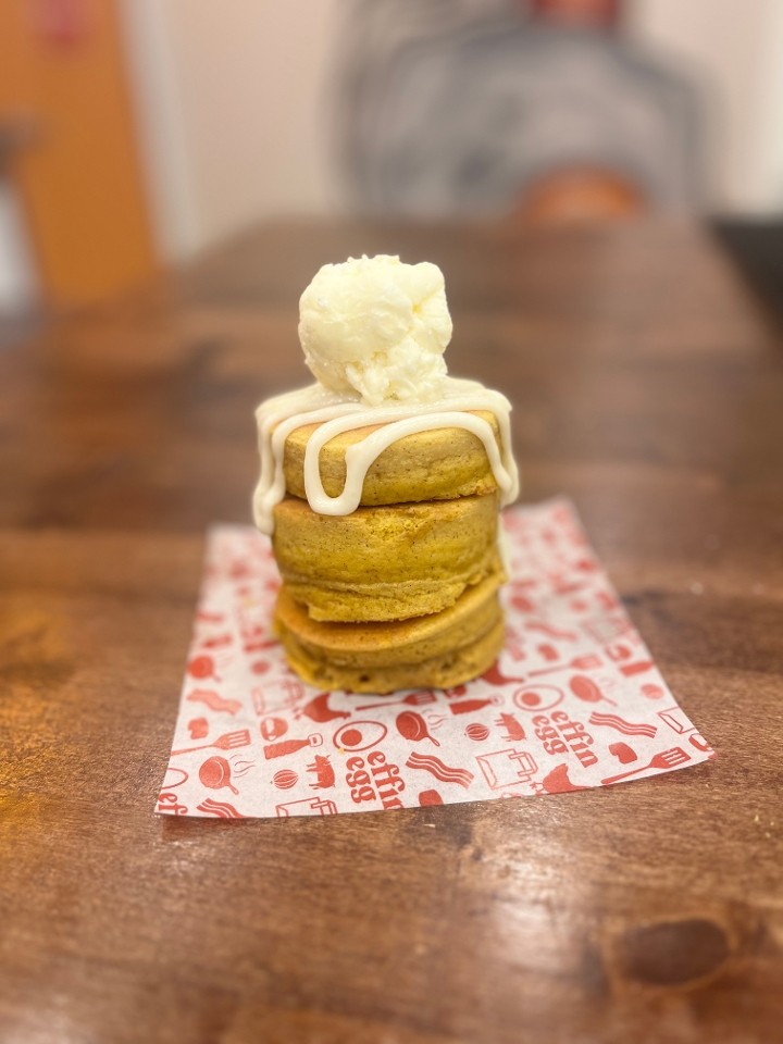 Pumpkin mini pancakes
